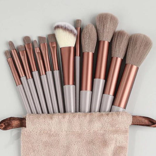 8/13PCS Makeup Brushes Set Fluffy Soft for Beauty Cosmetics Foundation Blushing Tools