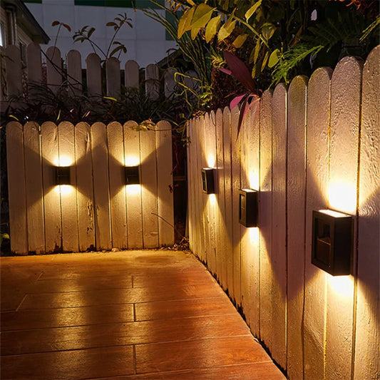 Outdoor Solar Wall Lamp LED Solar Wall Light Waterproof